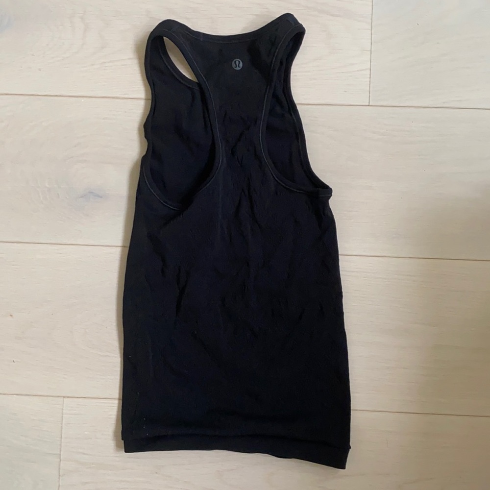 lululemon black fitted tank